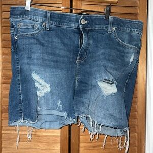 Torrid Blue Denim Jean Shorts